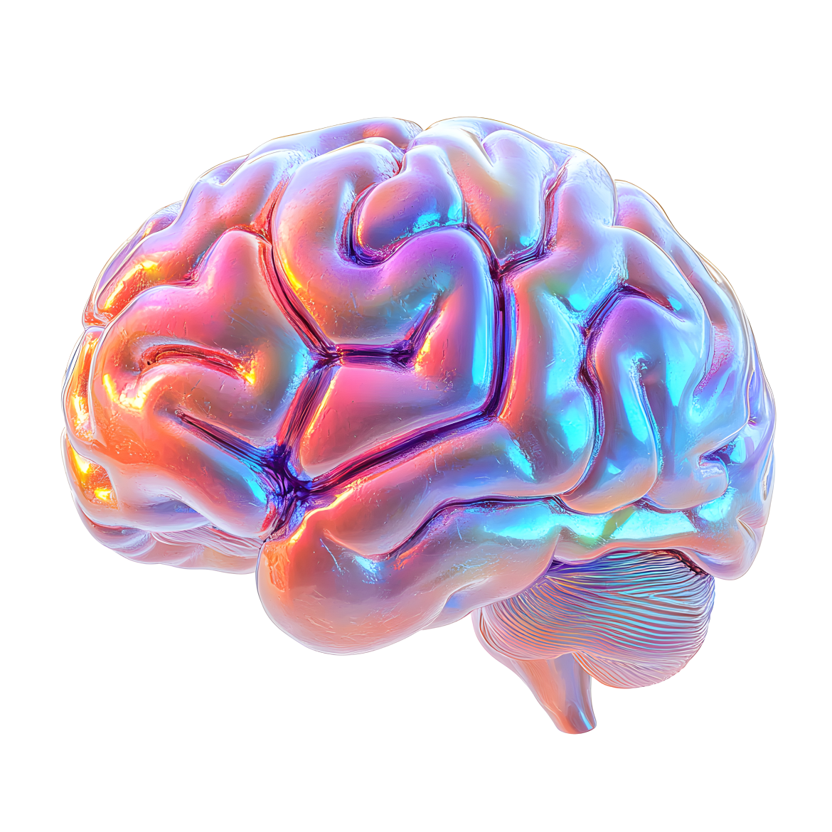 3D brain illustration